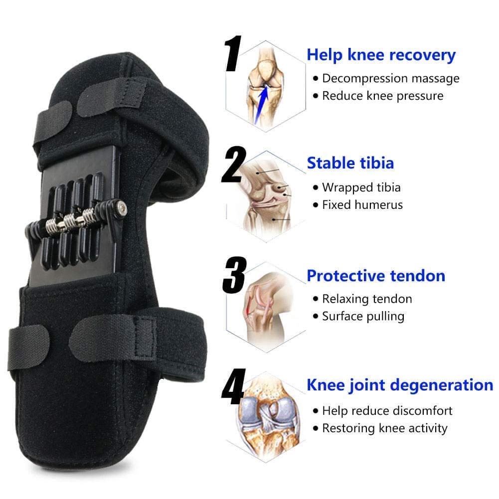 Power Knee Support Booster | Pain Relief & Joint Stability Brace (Pair)