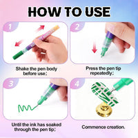 12 colors nail art maker pen set { premium quality }