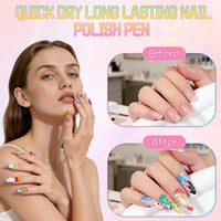 12 colors nail art maker pen set { premium quality }
