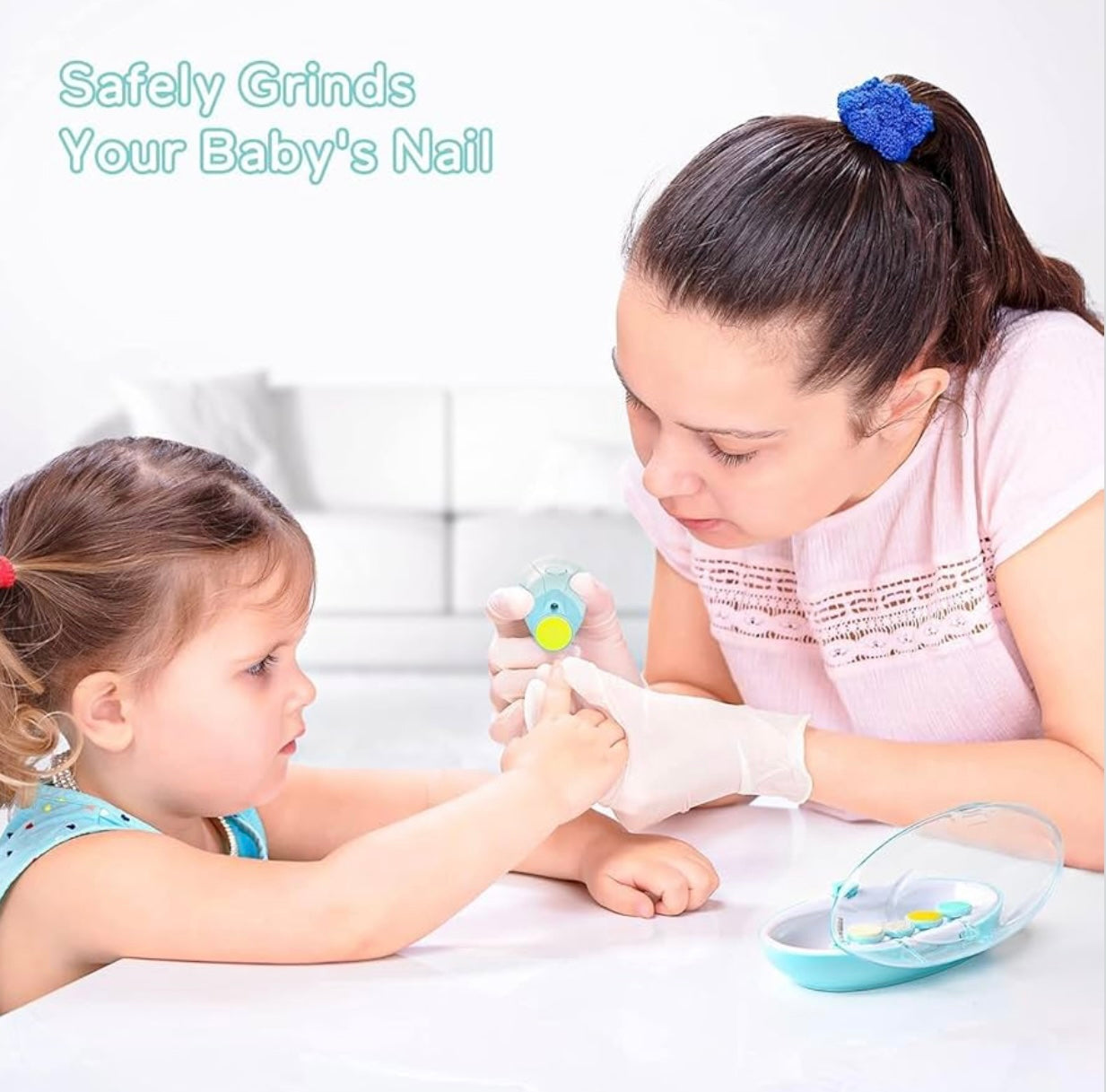 Electric Baby Nail Cutter — Safe & Gentle Nail Trimmer for Infants or Aduls