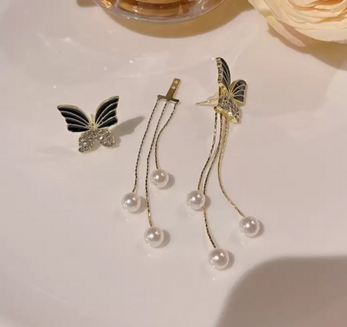 BUTTERFLY TASSEL EARRINGS