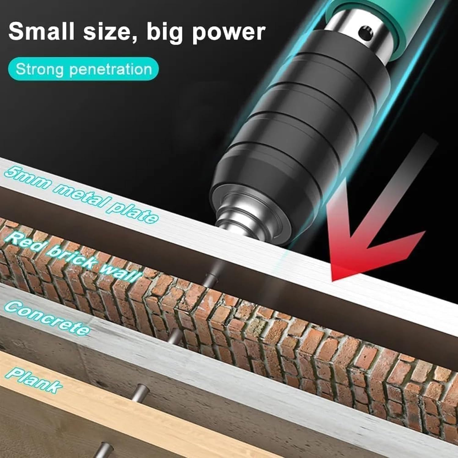 Steel Nail Gun Tool Mini Nail Fixation Tool