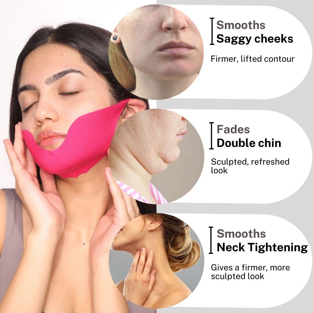 Double Chin Reducer Mask – Get a Sharper Jawline at Home