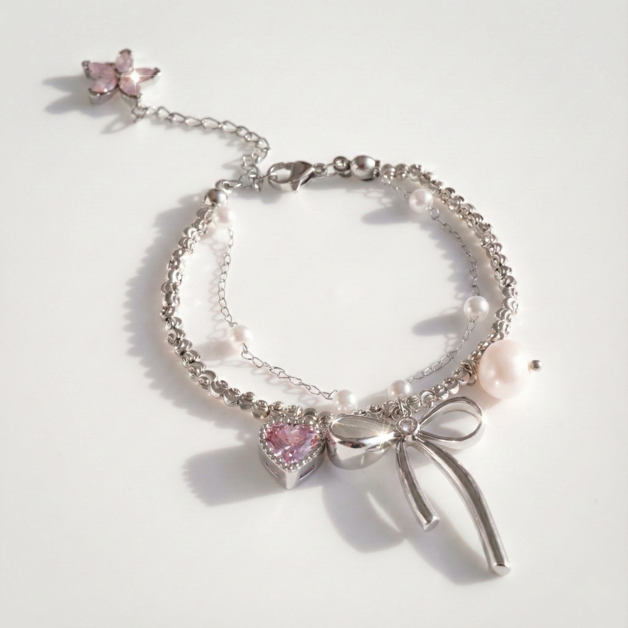 Ribbon Bracelet & Necklace